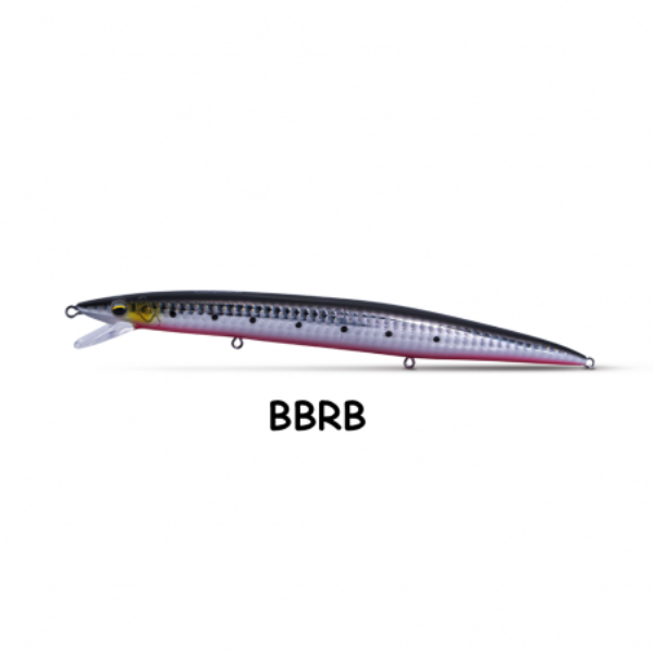 Jatsui Raft Minnow 170 mm. 170 gr. 22 col. BBRB